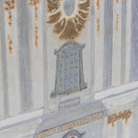 Fasada kościoła pijarów w Krakowie, sygn.  Janina Rogowska